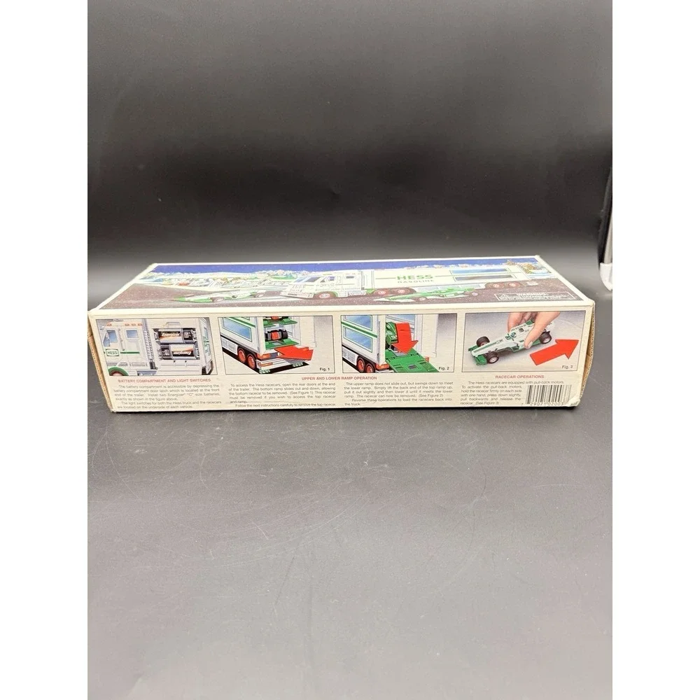 2003 Hess Gasoline Toy Truck and Race cars in Original Box